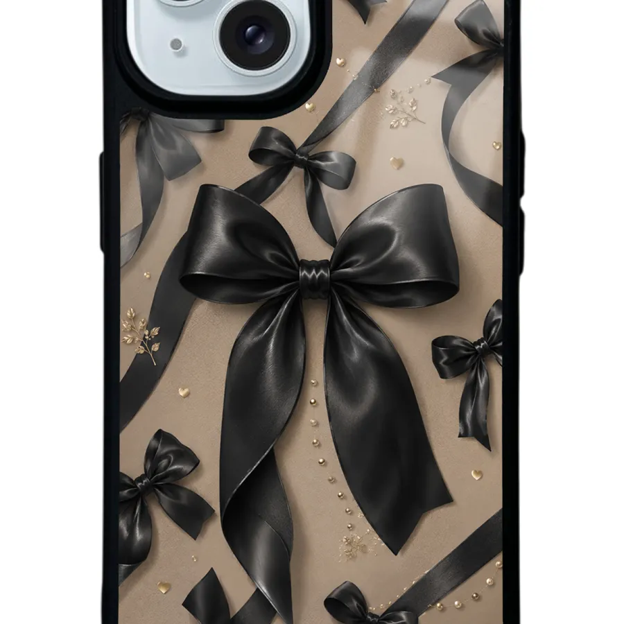 Midnight Bow Glossy Telefon Kılıfı