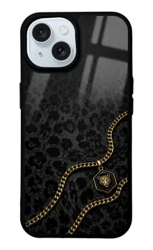 Black Panther Gold Glossy Telefon Kılıfı