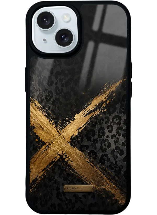 Golden Leopard X Glossy Telefon Kılıfı