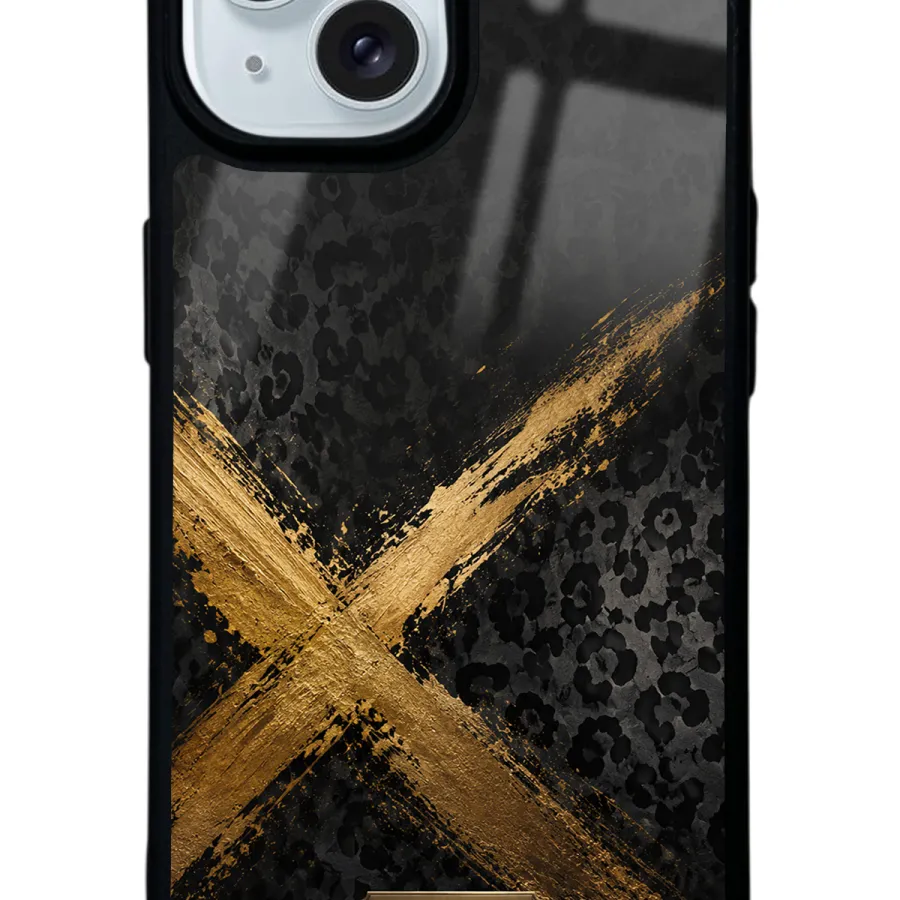 Golden Leopard X Glossy Telefon Kılıfı
