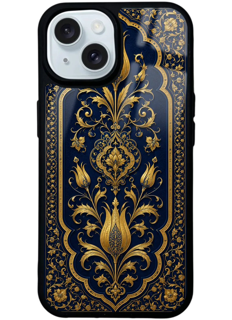 Sapphire Ottoman Gold Glossy Telefon Kılıfı