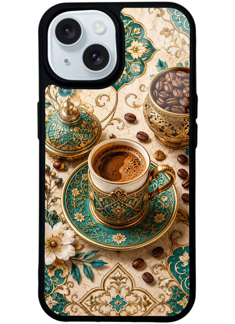Turquoise Ottoman Coffee Glossy Telefon Kılıfı Turquoise Ottoman Coffee Glossy Telefon Kılıfı