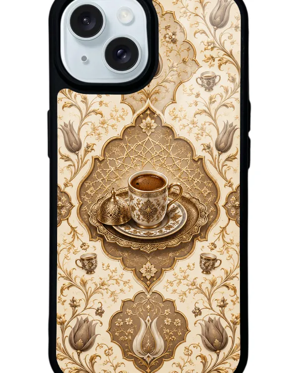 Ivory Ottoman Coffee Glossy Telefon Kılıfı