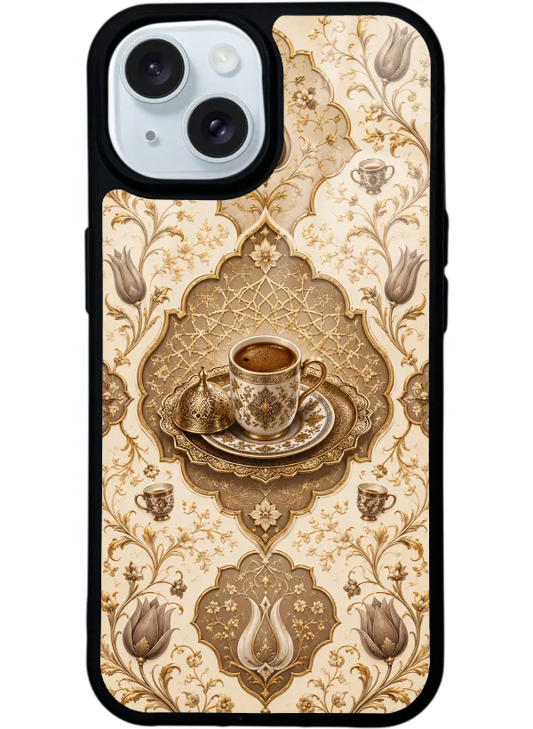 Ivory Ottoman Coffee Glossy Telefon Kılıfı