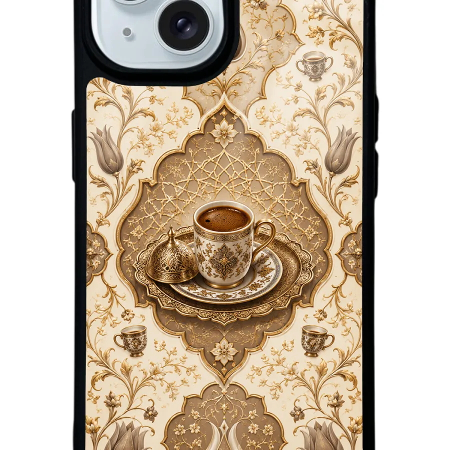 Ivory Ottoman Coffee Glossy Telefon Kılıfı Ivory Ottoman Coffee Glossy Telefon Kılıfı