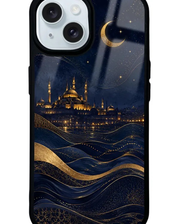 Golden Crescent Bosphorus Glossy Telefon Kılıfı
