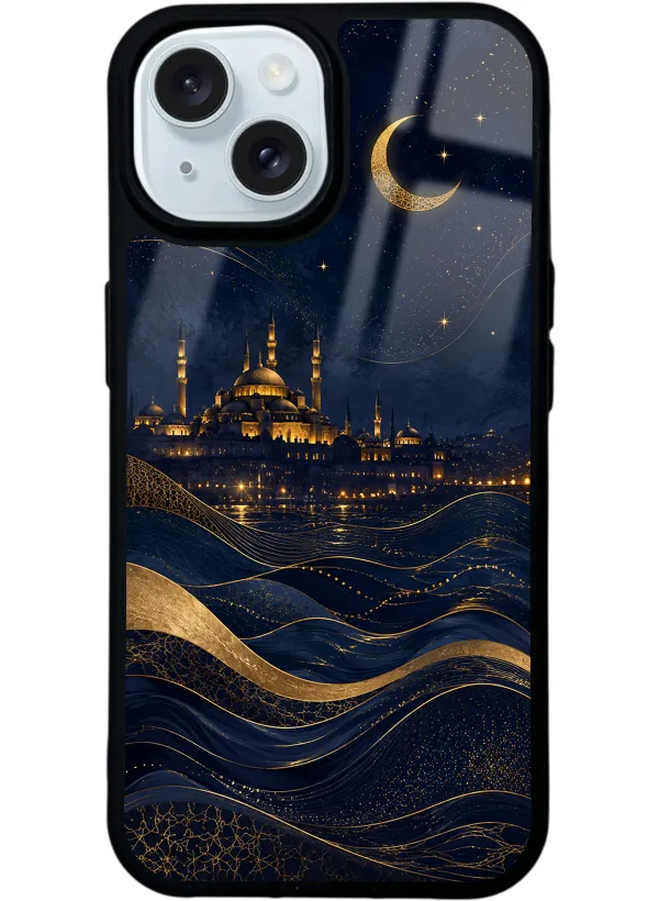 Golden Crescent Bosphorus Glossy Telefon Kılıfı