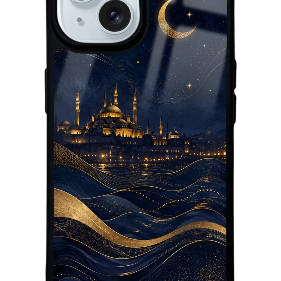 Golden Crescent Bosphorus Glossy Telefon Kılıfı Golden Crescent Bosphorus Glossy Telefon Kılıfı
