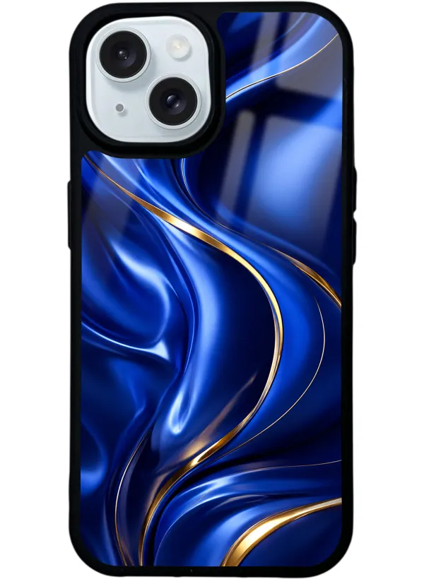 Royal Sapphire Flow Glossy Telefon Kılıfı