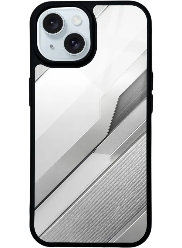 Silver Titanium Edge Glossy Telefon Kılıfı