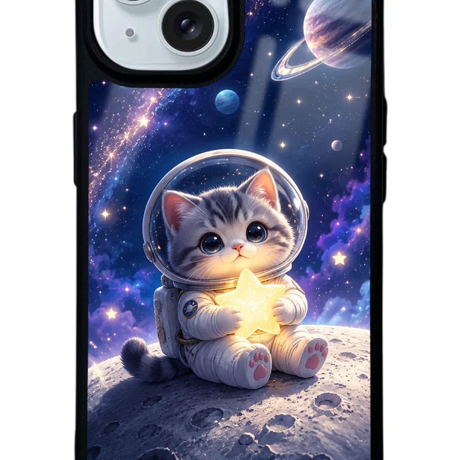 Starlight Space Kitty Glossy Telefon Kılıfı Starlight Space Kitty Glossy Telefon Kılıfı