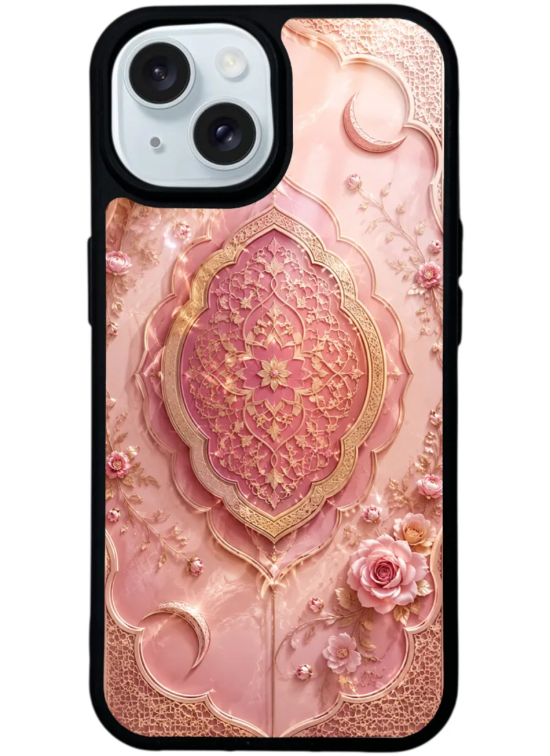 Blush Crescent Palace Glossy Telefon Kılıfı Blush Crescent Palace Glossy Telefon Kılıfı