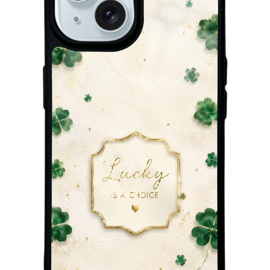 Ivory Lucky Clover Glossy Telefon Kılıfı Ivory Lucky Clover Glossy Telefon Kılıfı