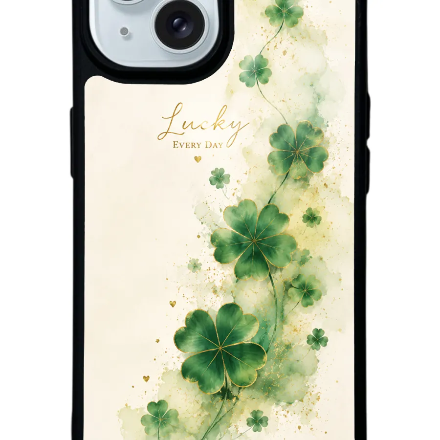 Lucky Clover Whisper Glossy Telefon Kılıfı