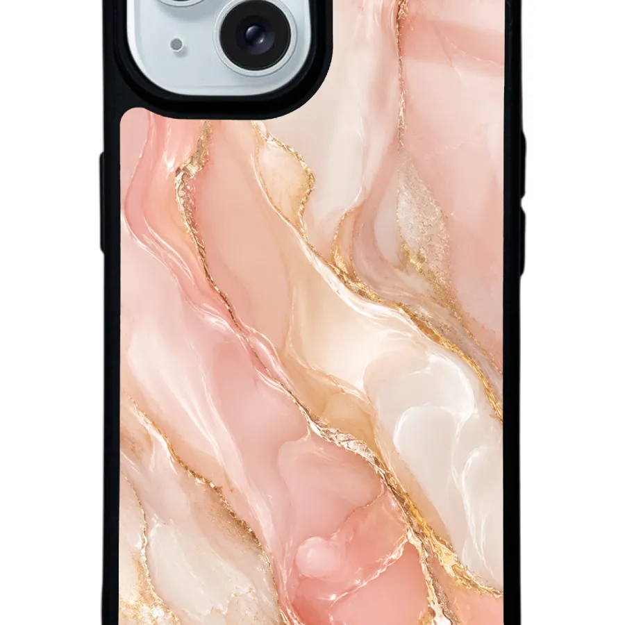 Blush Gold Marble Glossy Telefon Kılıfı Blush Gold Marble Glossy Telefon Kılıfı