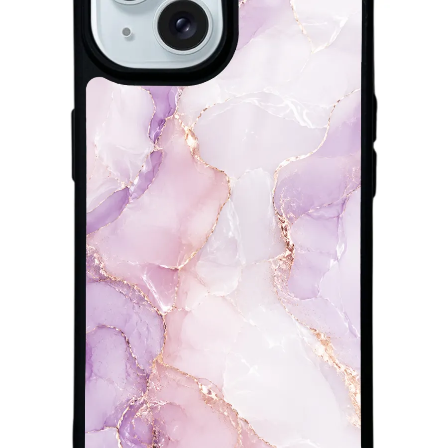 Lavender Rose Marble Glossy Telefon Kılıfı Lavender Rose Marble Glossy Telefon Kılıfı