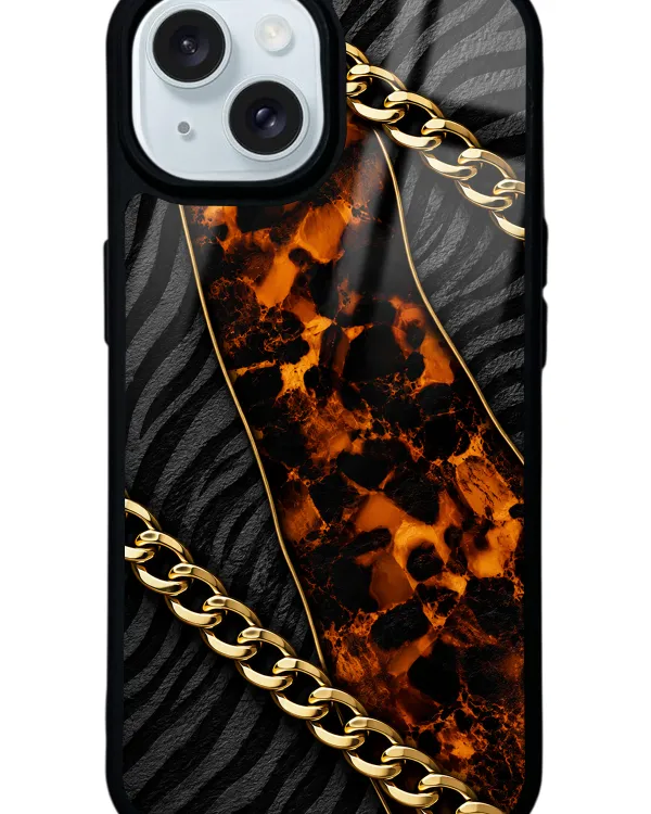 Golden Eclipse Glossy Telefon Kılıfı