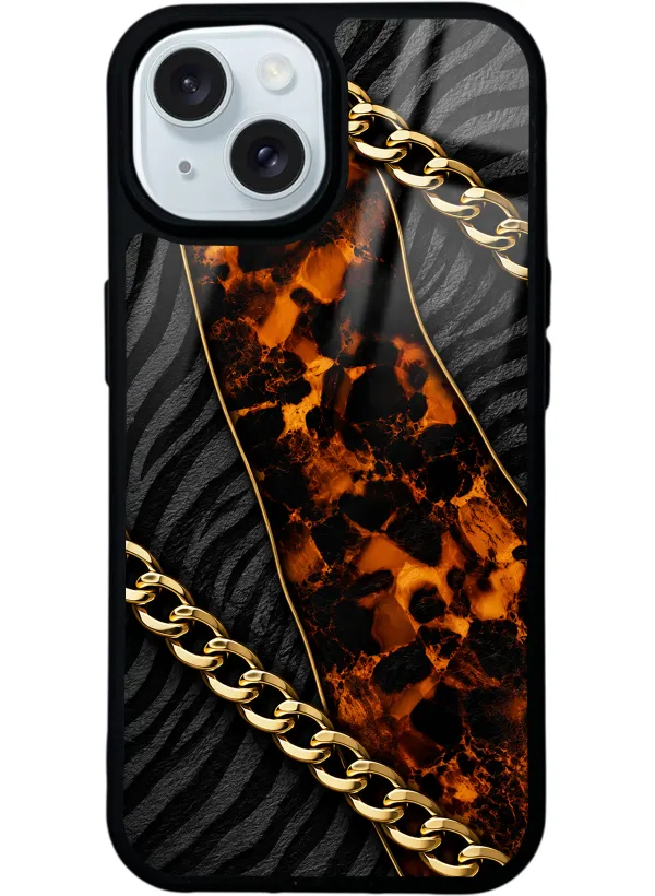 Golden Eclipse Glossy Telefon Kılıfı