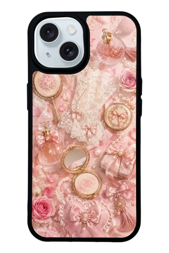 Vintage Rose Vanity Glossy Telefon Kılıfı