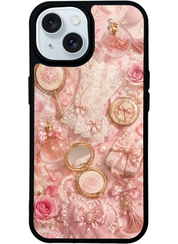 Vintage Rose Vanity Glossy Telefon Kılıfı