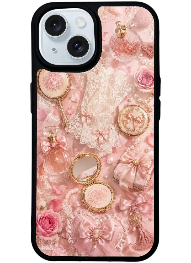 Vintage Rose Vanity Glossy Telefon Kılıfı Vintage Rose Vanity Glossy Telefon Kılıfı