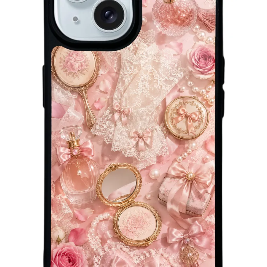 Vintage Rose Vanity Glossy Telefon Kılıfı Vintage Rose Vanity Glossy Telefon Kılıfı