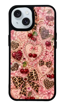 Wild Cherry Coquette Glossy Telefon Kılıfı Wild Cherry Coquette Glossy Telefon Kılıfı