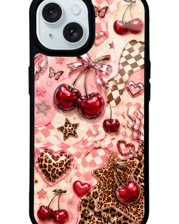 Cherry Rebel Pop Glossy Telefon Kılıfı
