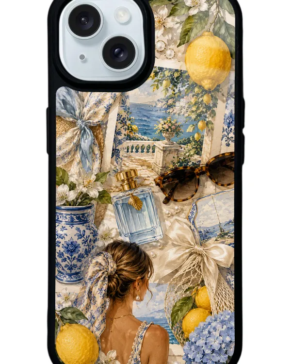Amalfi Blue Glossy Telefon Kılıfı
