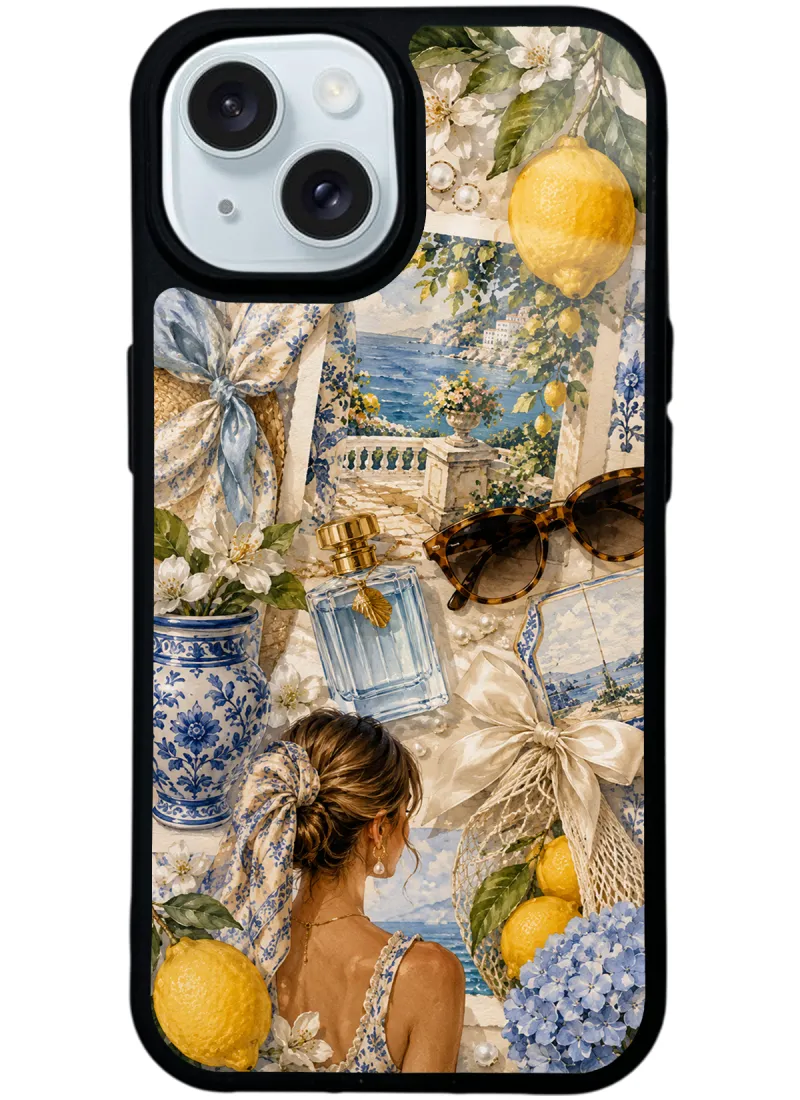 Amalfi Blue Glossy Telefon Kılıfı Amalfi Blue Glossy Telefon Kılıfı