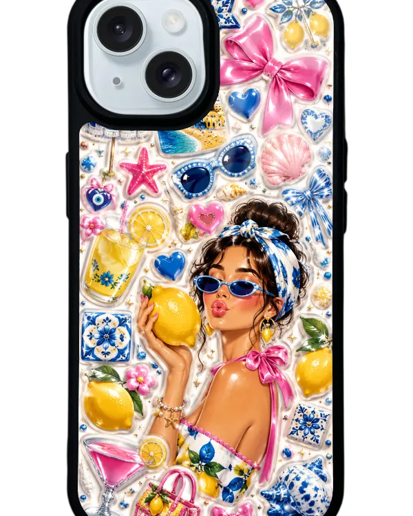 Lemon Pop Riviera Glossy Telefon Kılıfı
