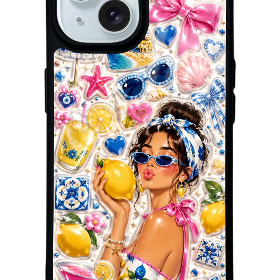 Lemon Pop Riviera Glossy Telefon Kılıfı Lemon Pop Riviera Glossy Telefon Kılıfı