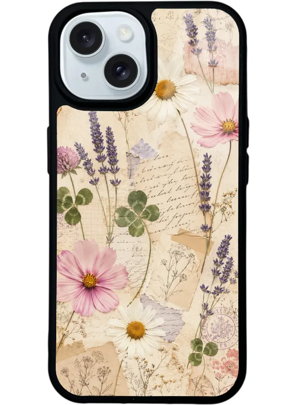 Wildflower Letters Glossy Telefon Kılıfı