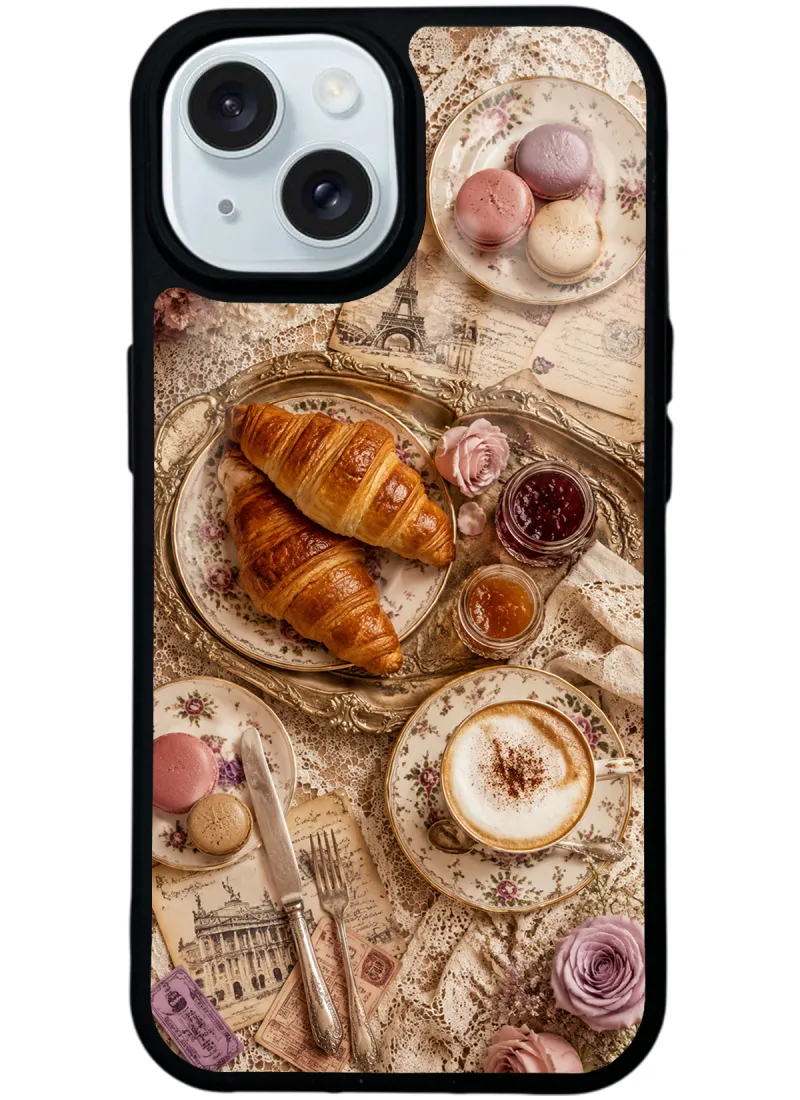 French Café Romance Glossy Telefon Kılıfı French Café Romance Glossy Telefon Kılıfı