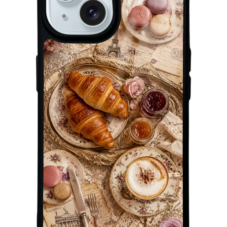 French Café Romance Glossy Telefon Kılıfı French Café Romance Glossy Telefon Kılıfı