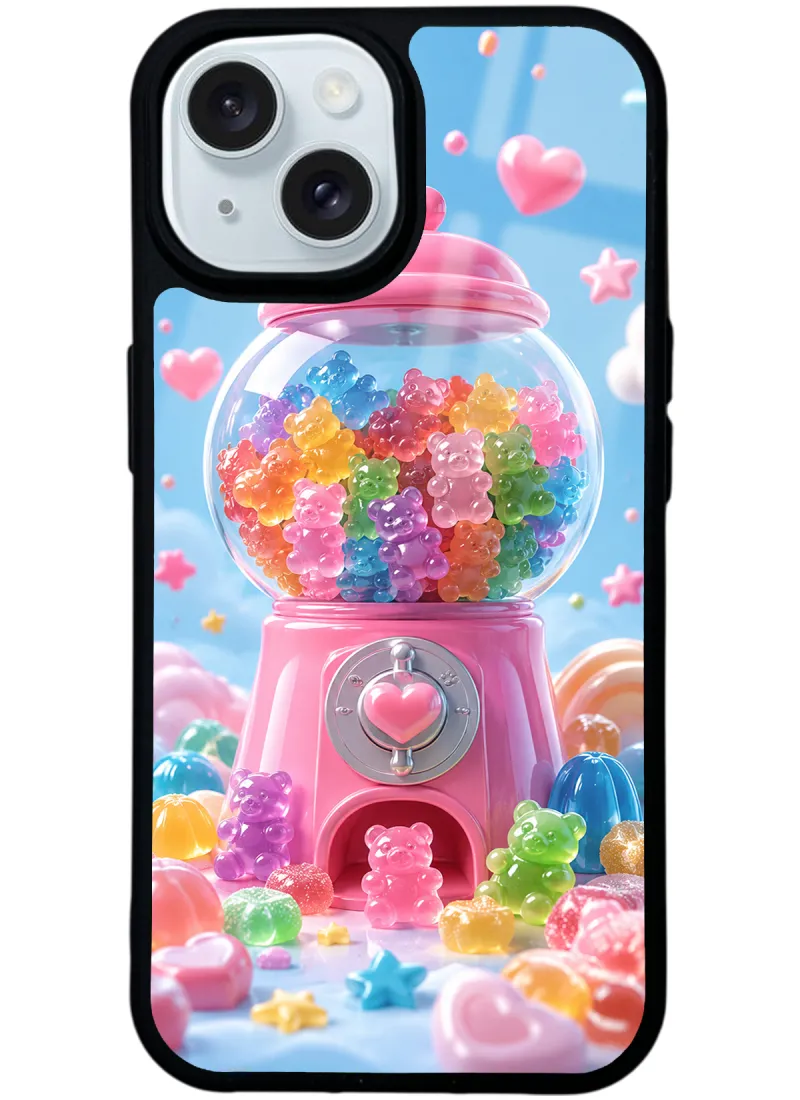 Candy Bear Dream Glossy Telefon Kılıfı