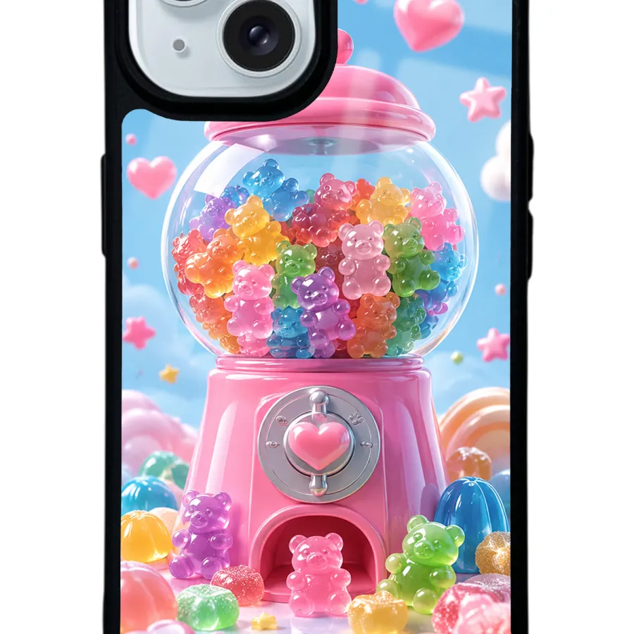 Candy Bear Dream Glossy Telefon Kılıfı