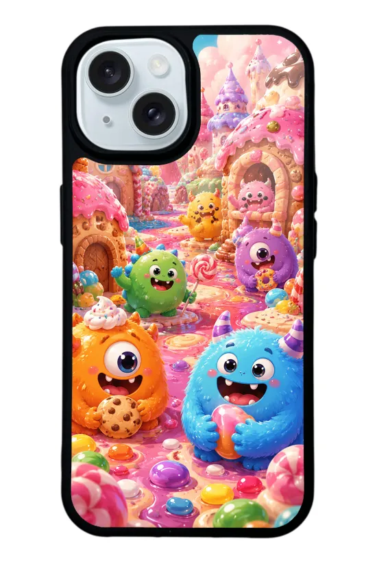 Sugar Monster Town Glossy Telefon Kılıfı