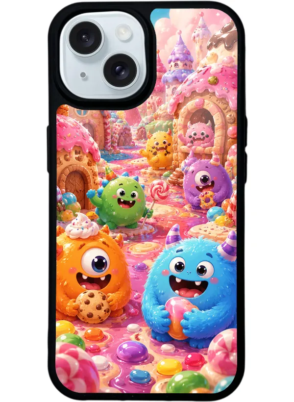 Sugar Monster Town Glossy Telefon Kılıfı