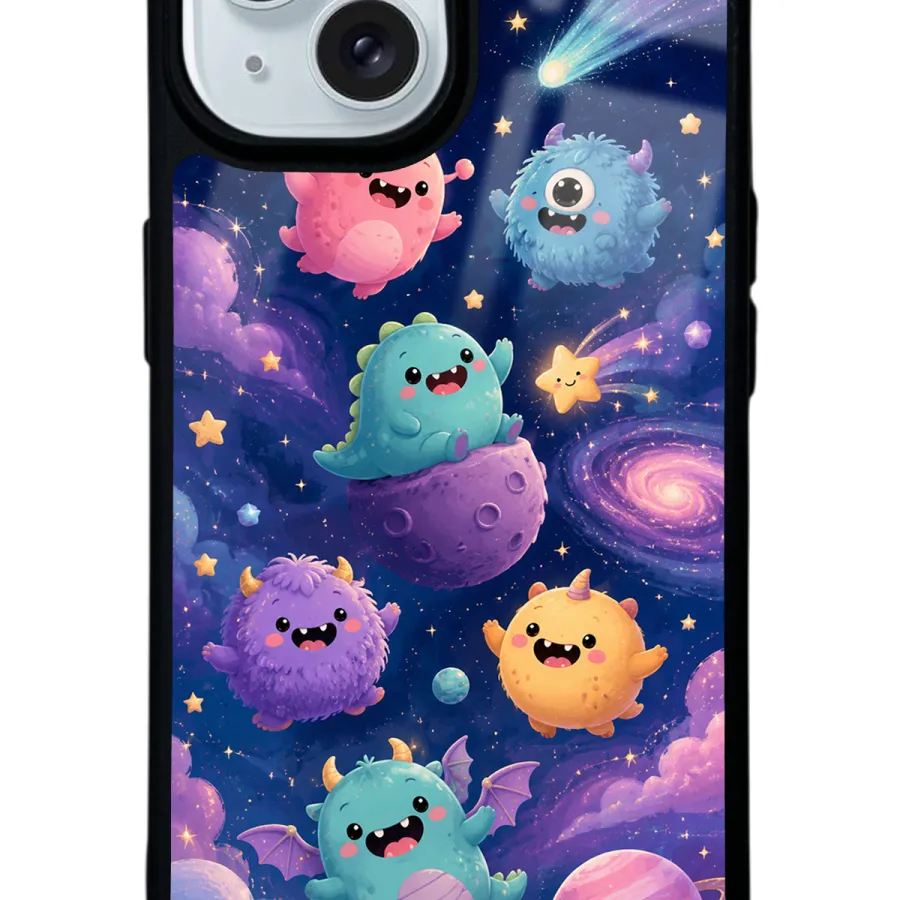 Monster Galaxy Glossy Telefon Kılıfı