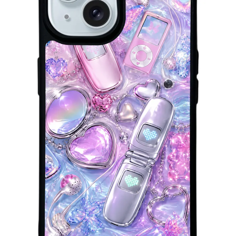 Chrome Heart Y2K Glossy Telefon Kılıfı Chrome Heart Y2K Glossy Telefon Kılıfı