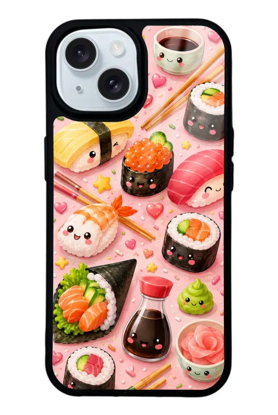 Sushi Love Club Glossy Telefon Kılıfı