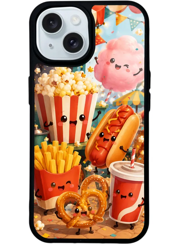 Fun Food Party Glossy Telefon Kılıfı