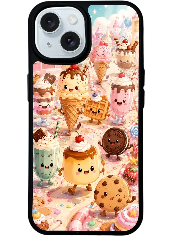 Dessert Wonderland Glossy Telefon Kılıfı