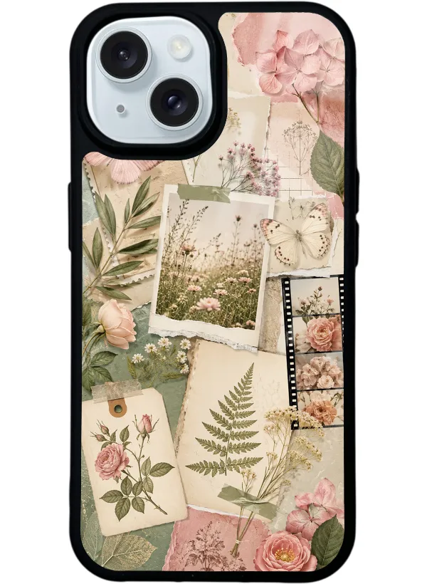 Soft Garden Notes Glossy Telefon Kılıfı