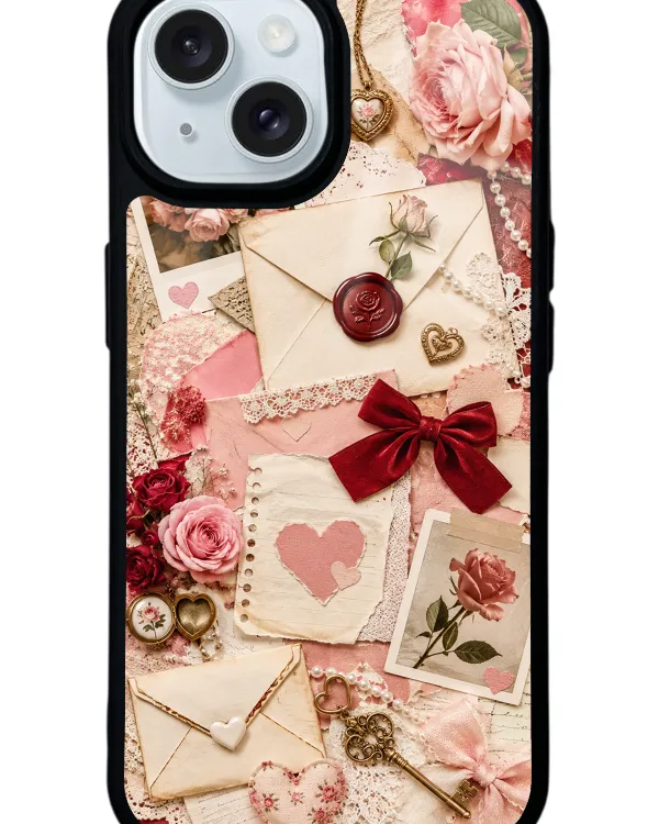 Love Letter Garden Glossy Telefon Kılıfı