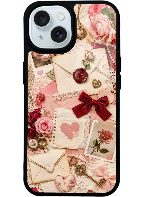Love Letter Garden Glossy Telefon Kılıfı