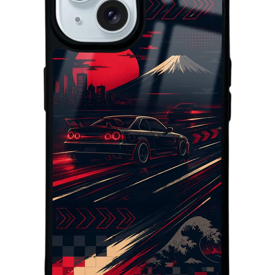 Tokyo Night Racing Glossy Telefon Kılıfı Tokyo Night Racing Glossy Telefon Kılıfı
