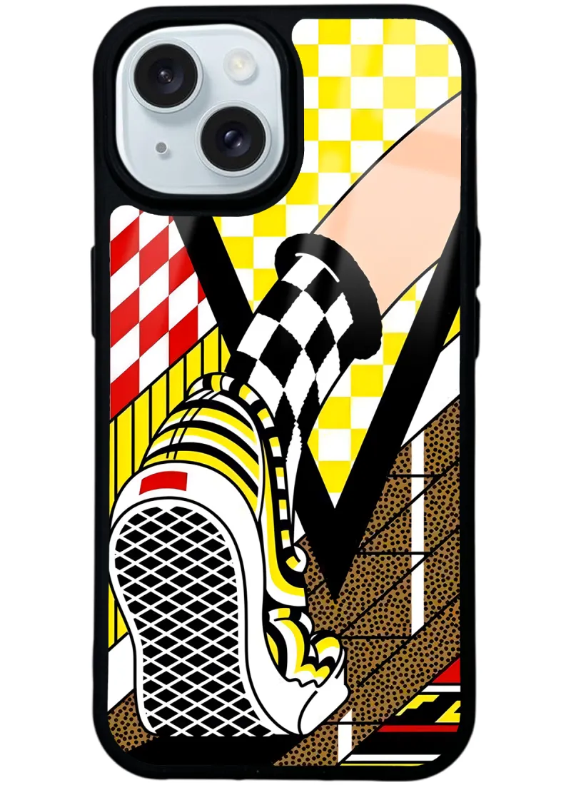 Yellow Plaid Glossy Telefon Kılıfı Yellow Plaid Glossy Telefon Kılıfı