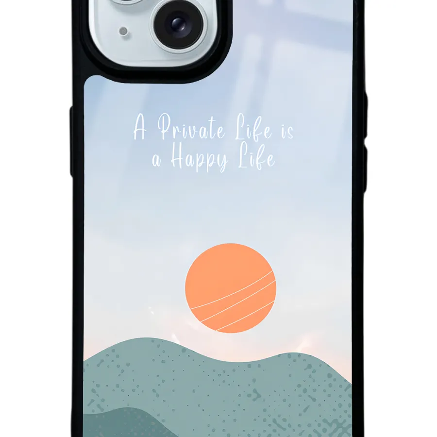 Happy Life Glossy Telefon Kılıfı